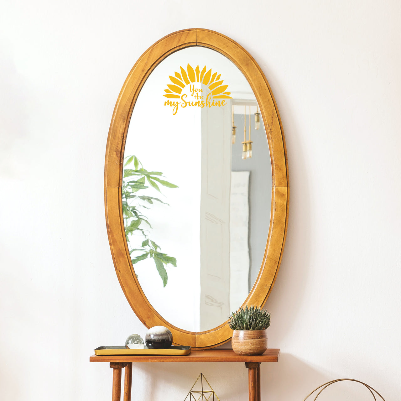 Sunflower Mirror Decals