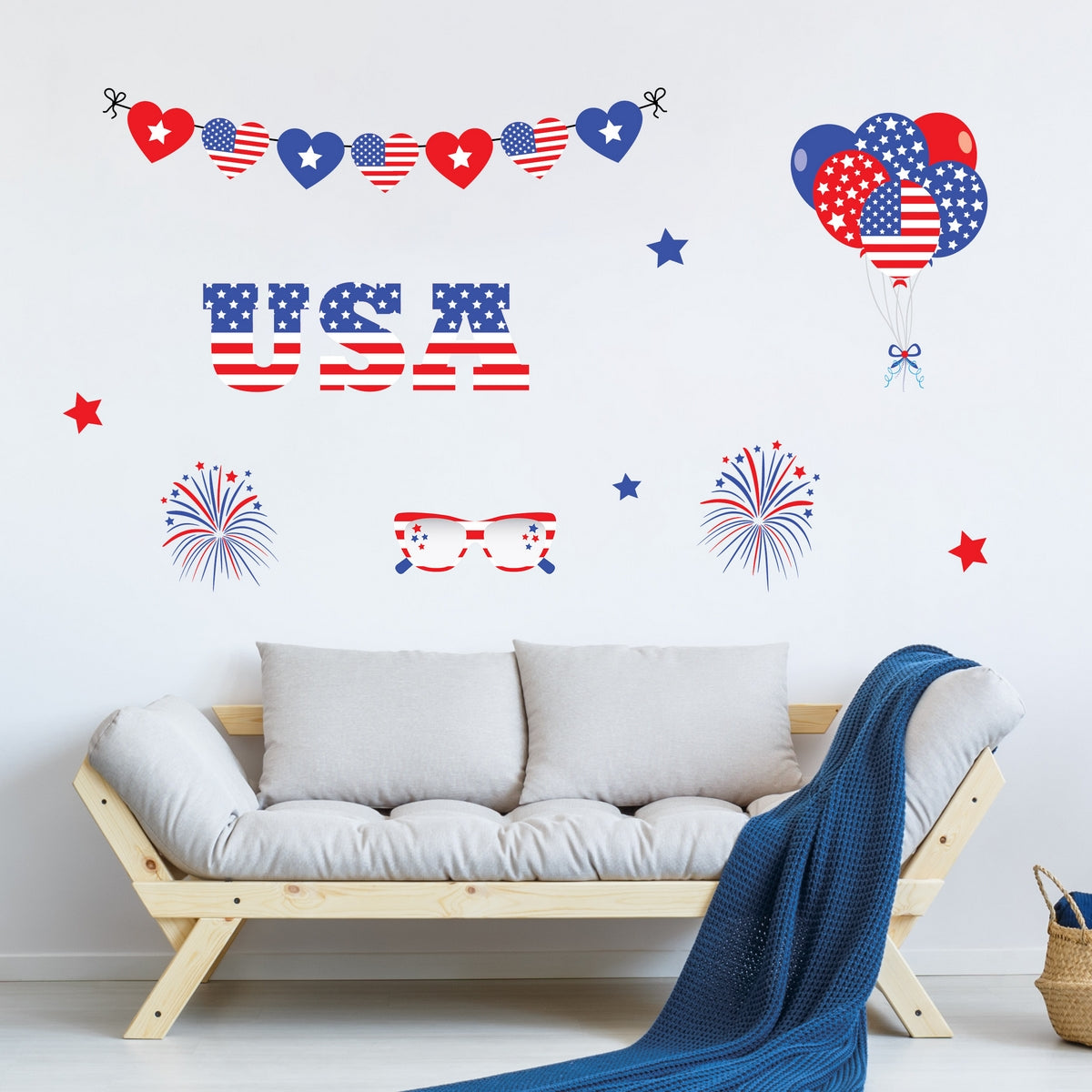 4th of July Wall Decals
