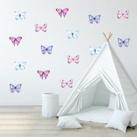 Thumbnail for Watercolor Butterflies Wall Decals