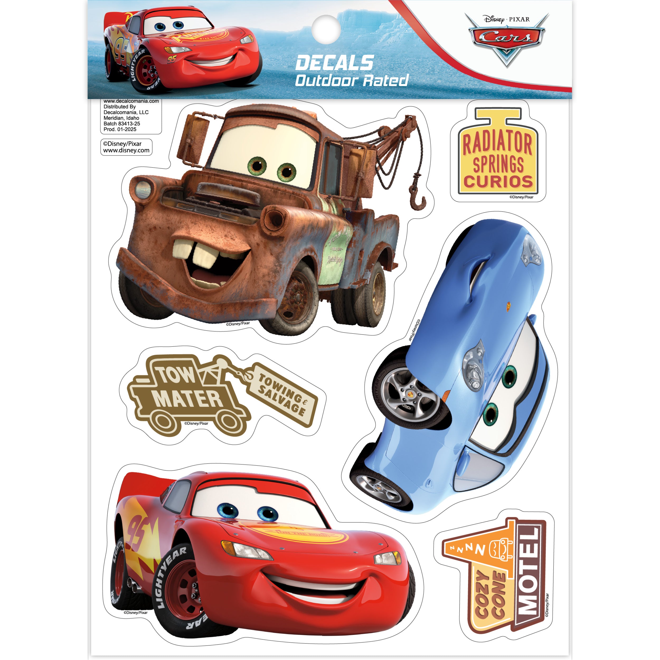 Cars - Lightning McQueen & Friends – Decalcomania