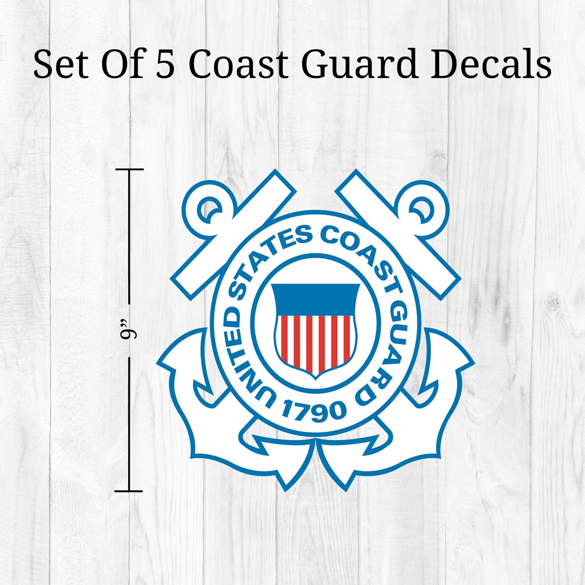 U.S. Coast Guard Military Wall Decals