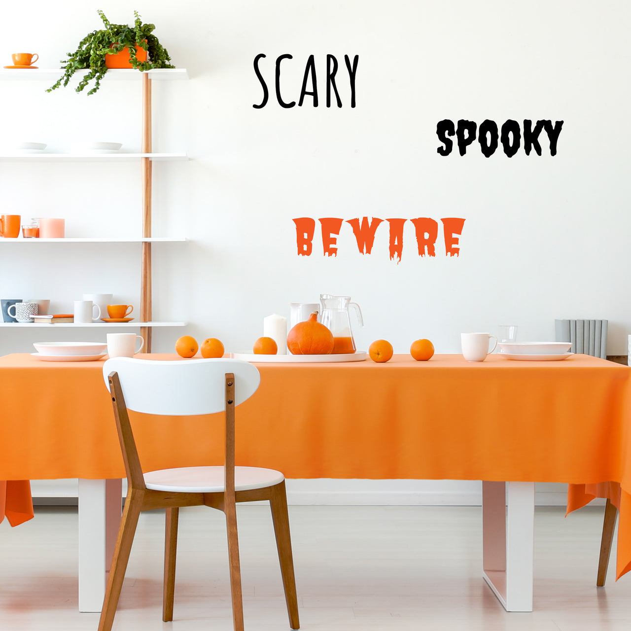 Spooky Phrases Wall Decals