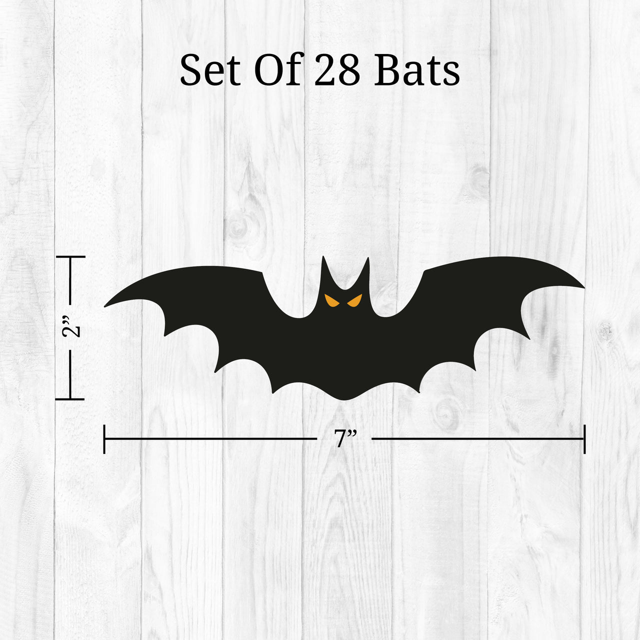 Black Bats Wall Decals