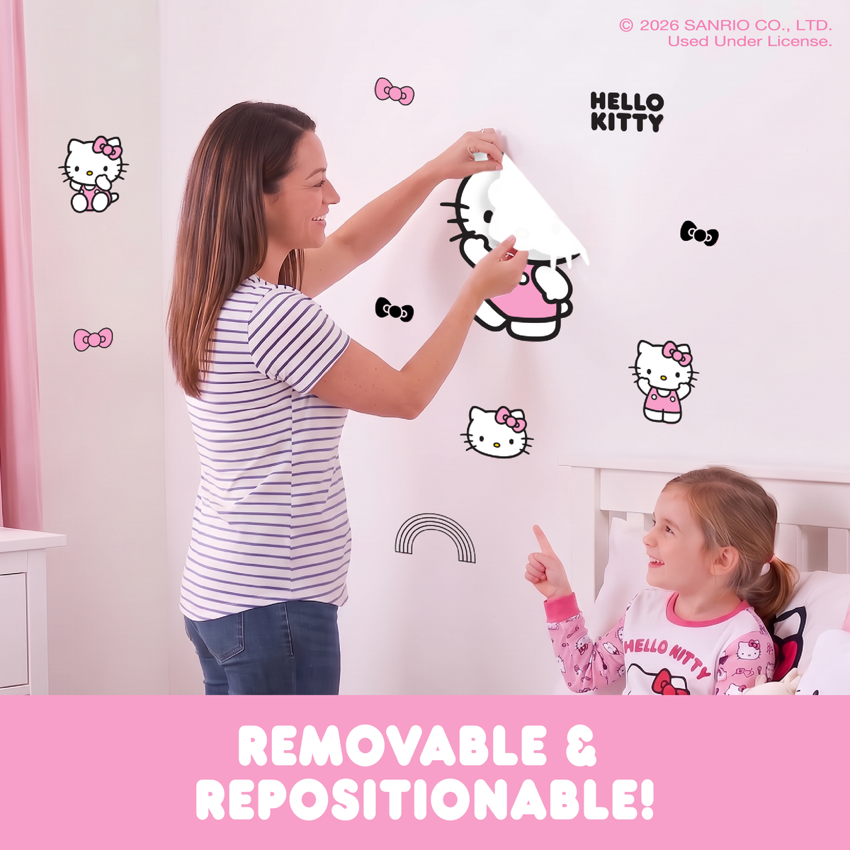 Hello Kitty 15" Wall Decal
