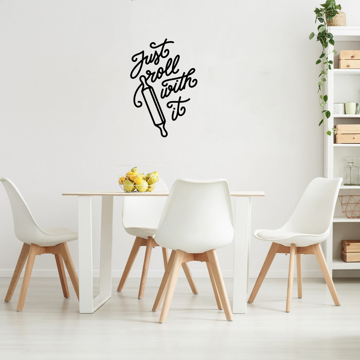 Just Roll With It Kitchen Wall Decal