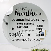 Thumbnail for Motivational Mirror Decals