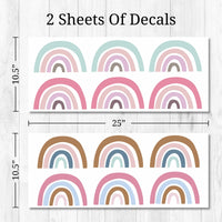 Thumbnail for Pastel Rainbow Wall Decals