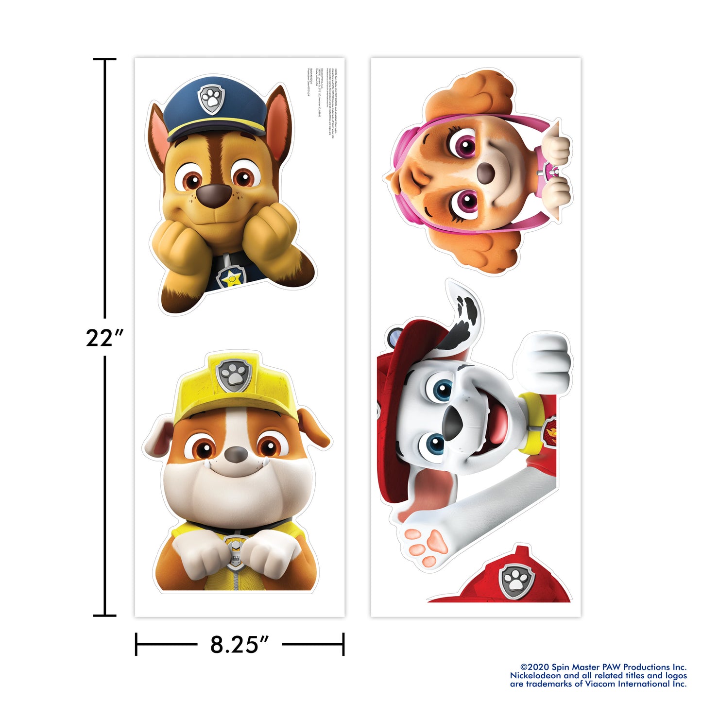 Paw Patrol Peeking Wall Decals