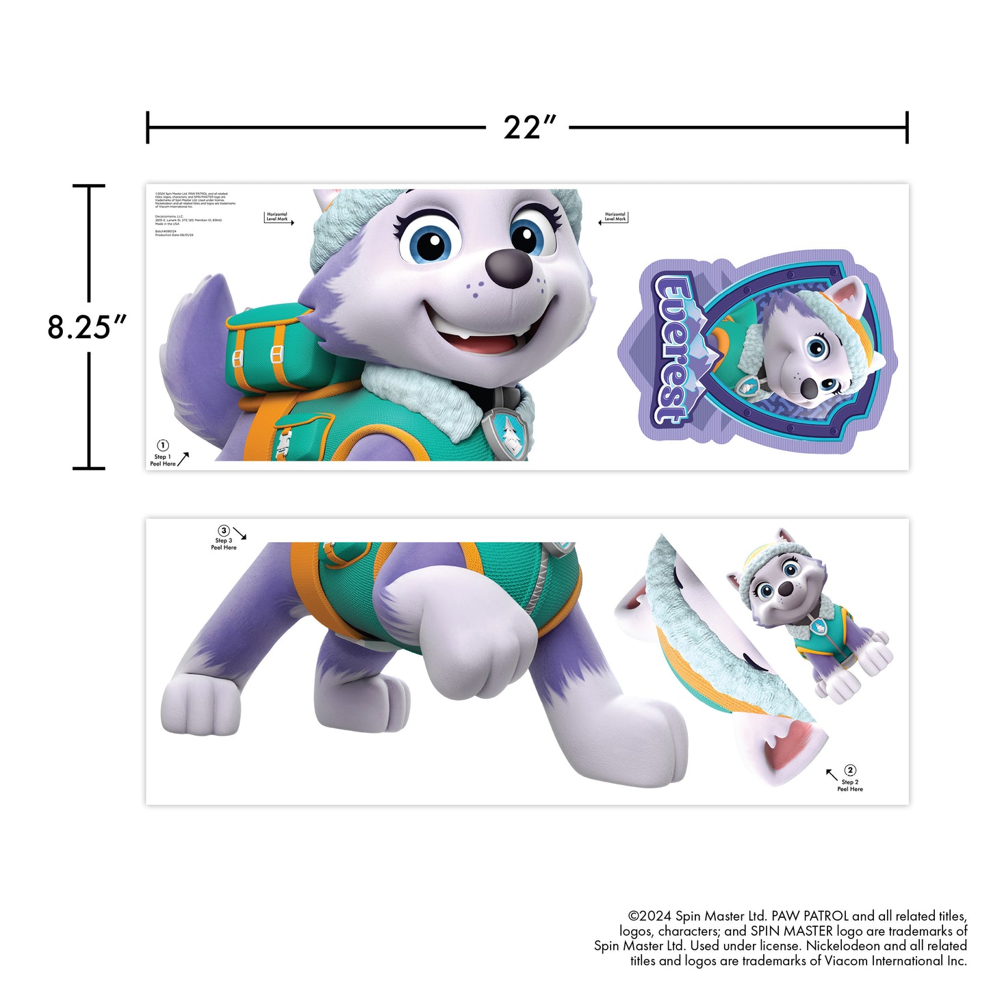 Paw Patrol Everest Interactive Wall Decal