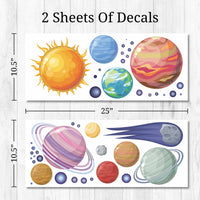 Thumbnail for Solar System Planets Wall Decals