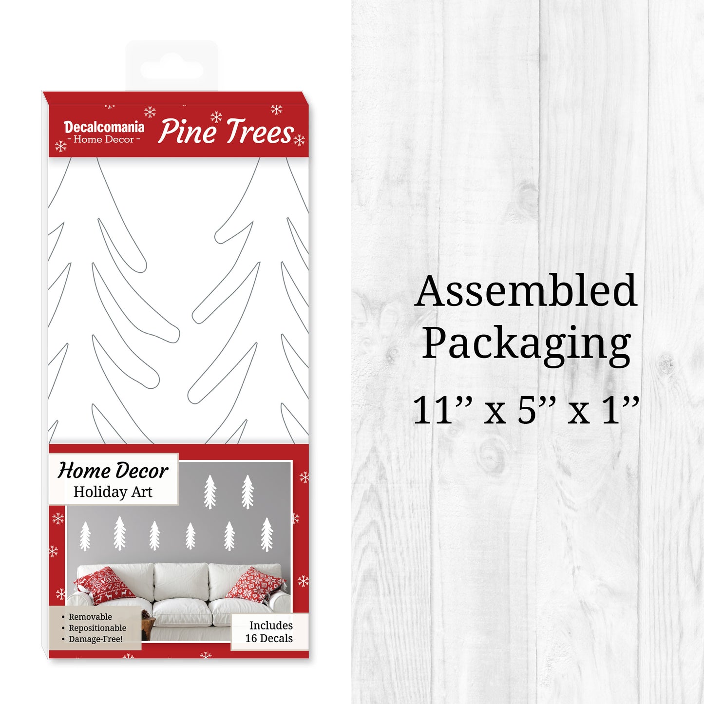 White Pine Trees Wall Decals