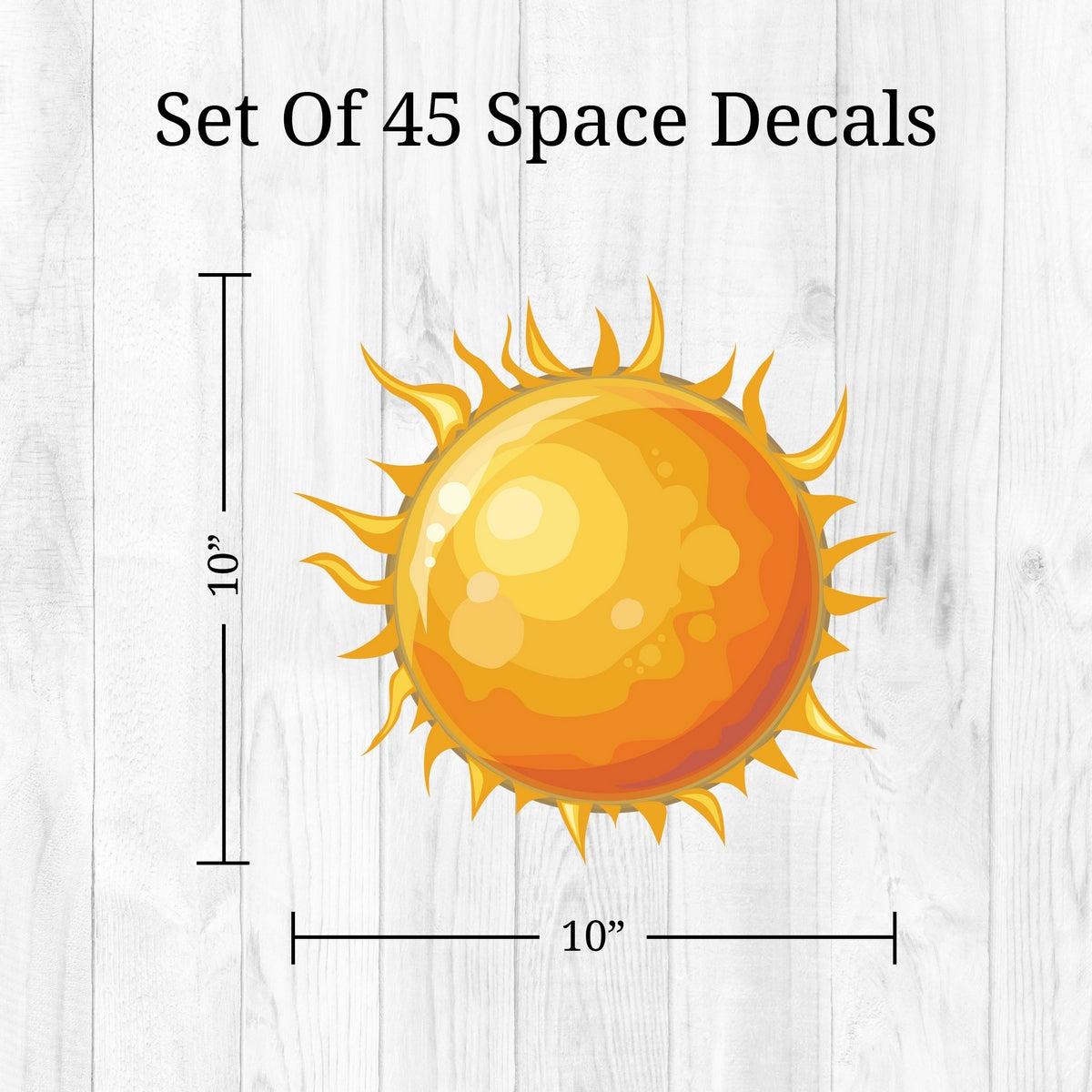 Solar System Planets Wall Decals
