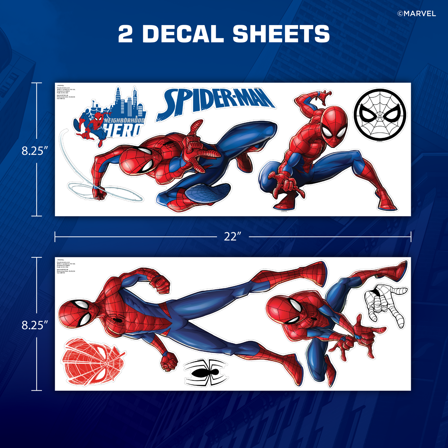 Spider-Man Group Wall Decals