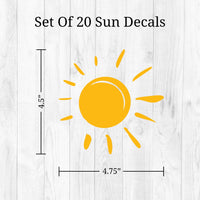 Thumbnail for Sun Wall Decals