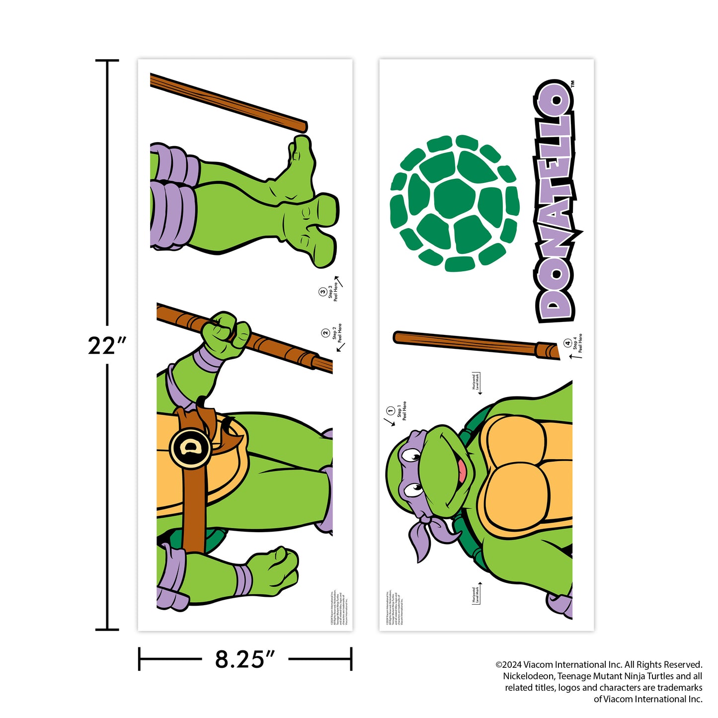 Teenage Mutant Ninja Turtles Donatello Wall Decal