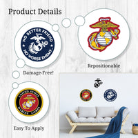 Thumbnail for U.S. Marine Corps Military Wall Decals