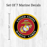Thumbnail for U.S. Marine Corps Military Wall Decals