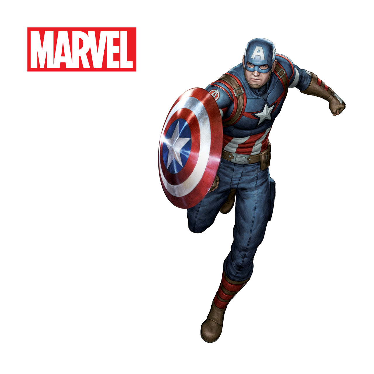 Captain America Interactive Wall Decal