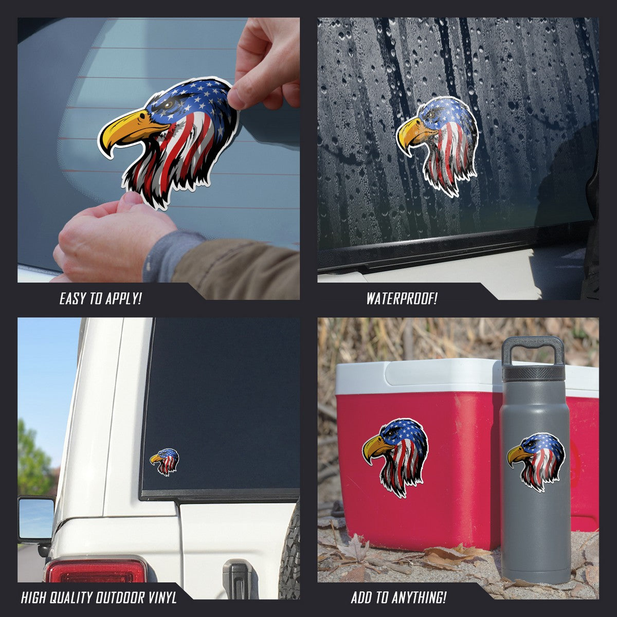 Patriotic Eagle Head