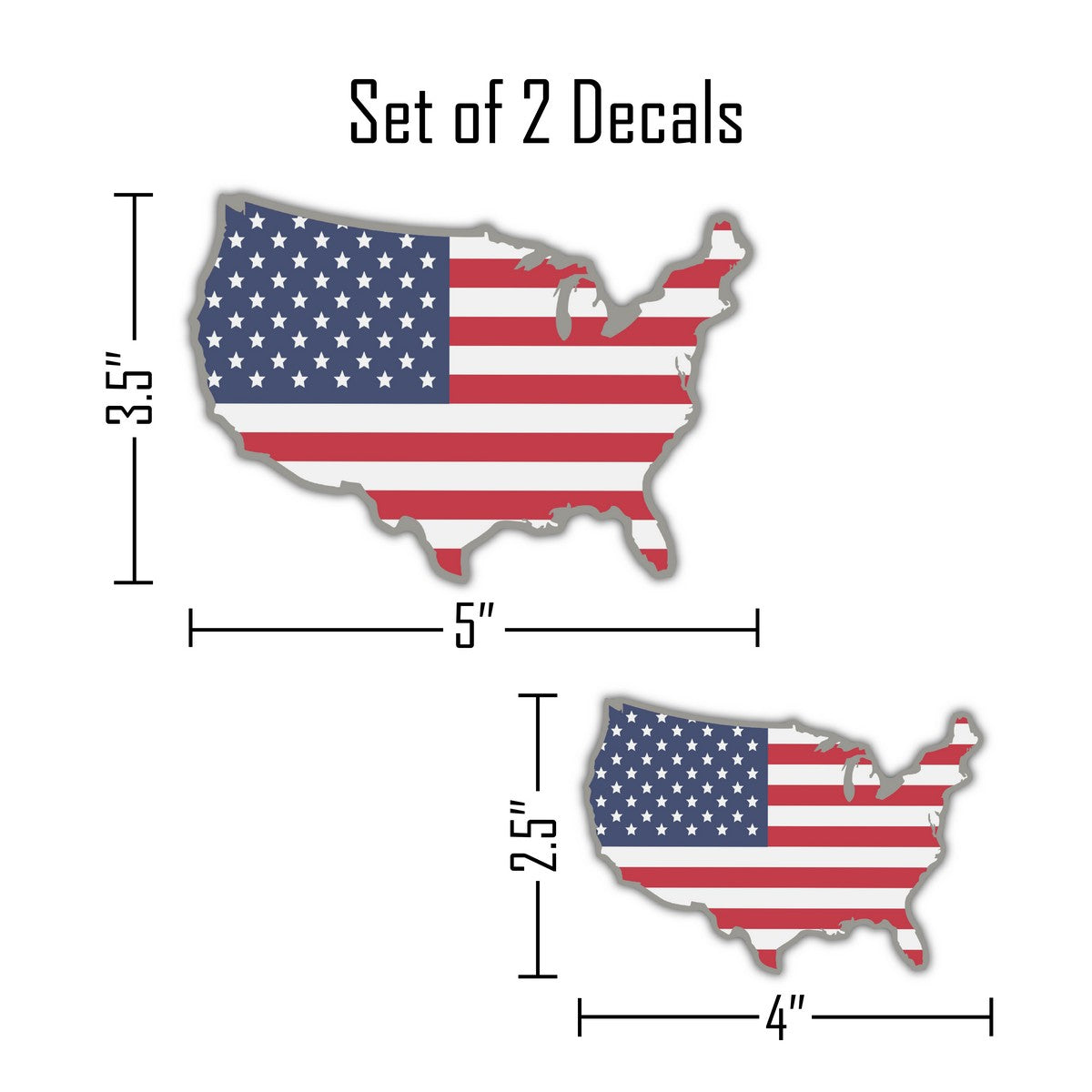 American Map Flag