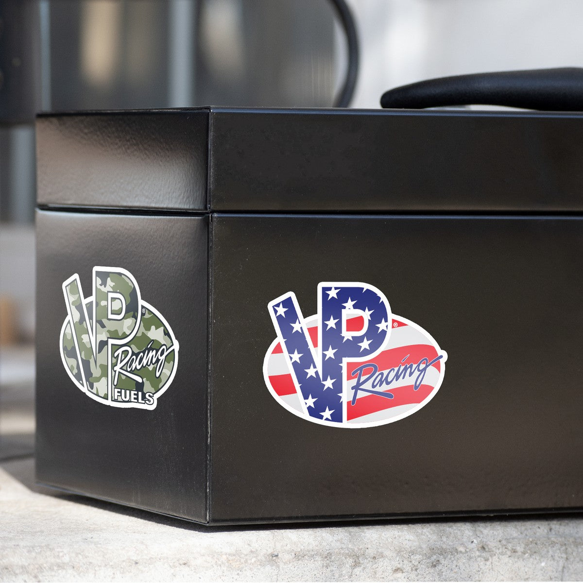 VP Racing Fuels Flag/Camo Logos