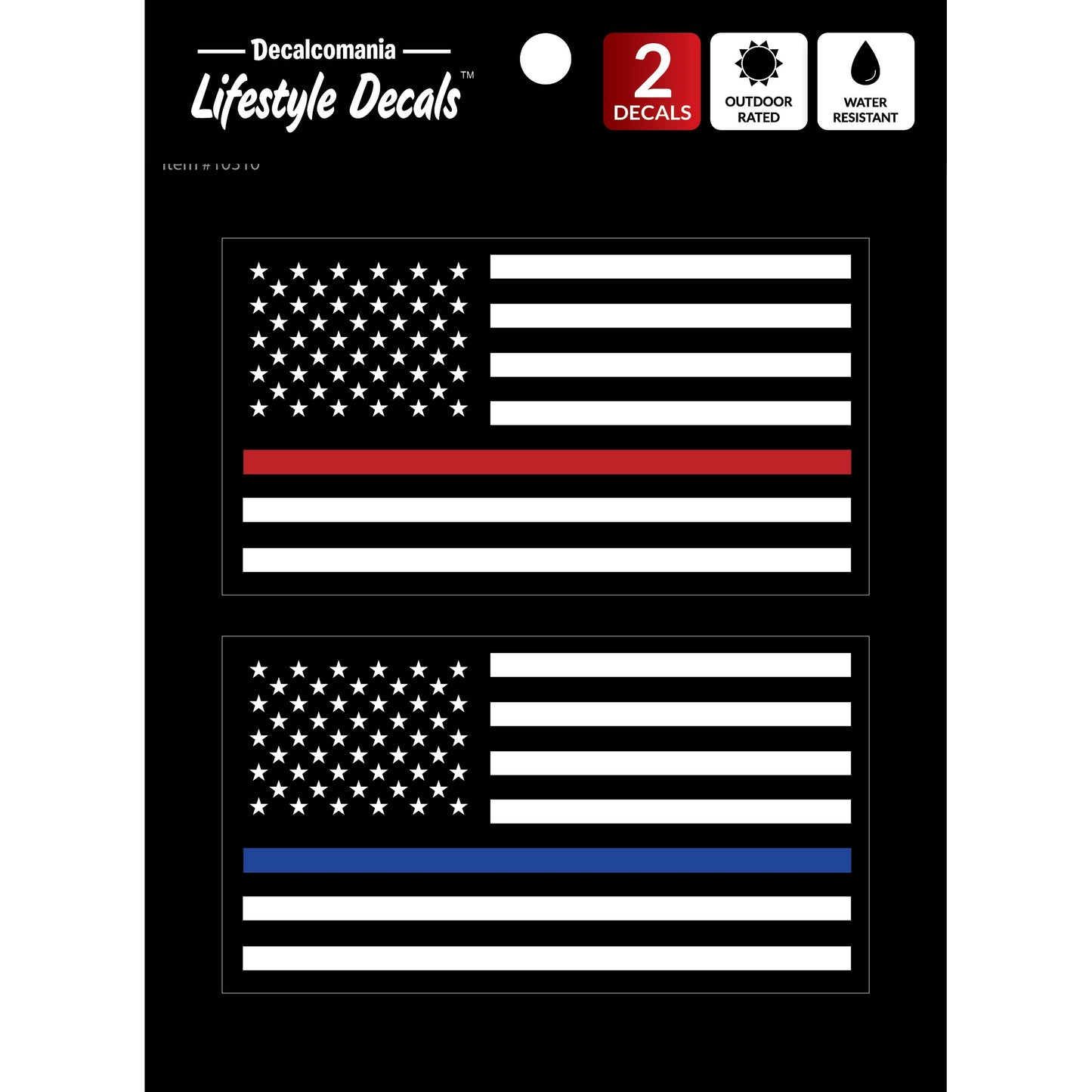 Red/Blue Thin Line Flags