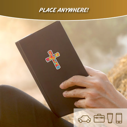 Retro Flower Cross