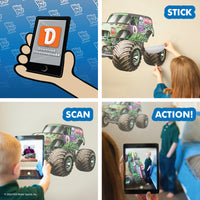 Monster Jam Grave Digger Interactive Wall Decal