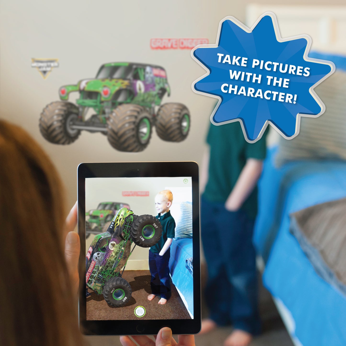 Monster Jam Grave Digger Interactive Wall Decal