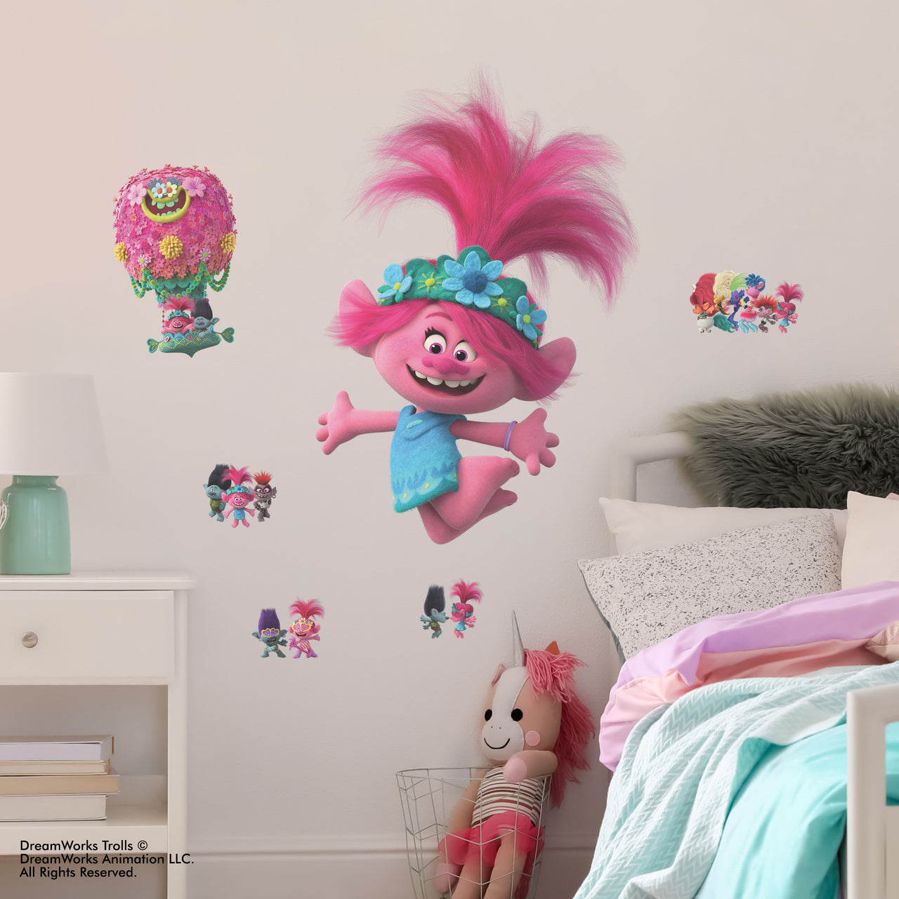 Trolls Poppy Interactive Wall Decal
