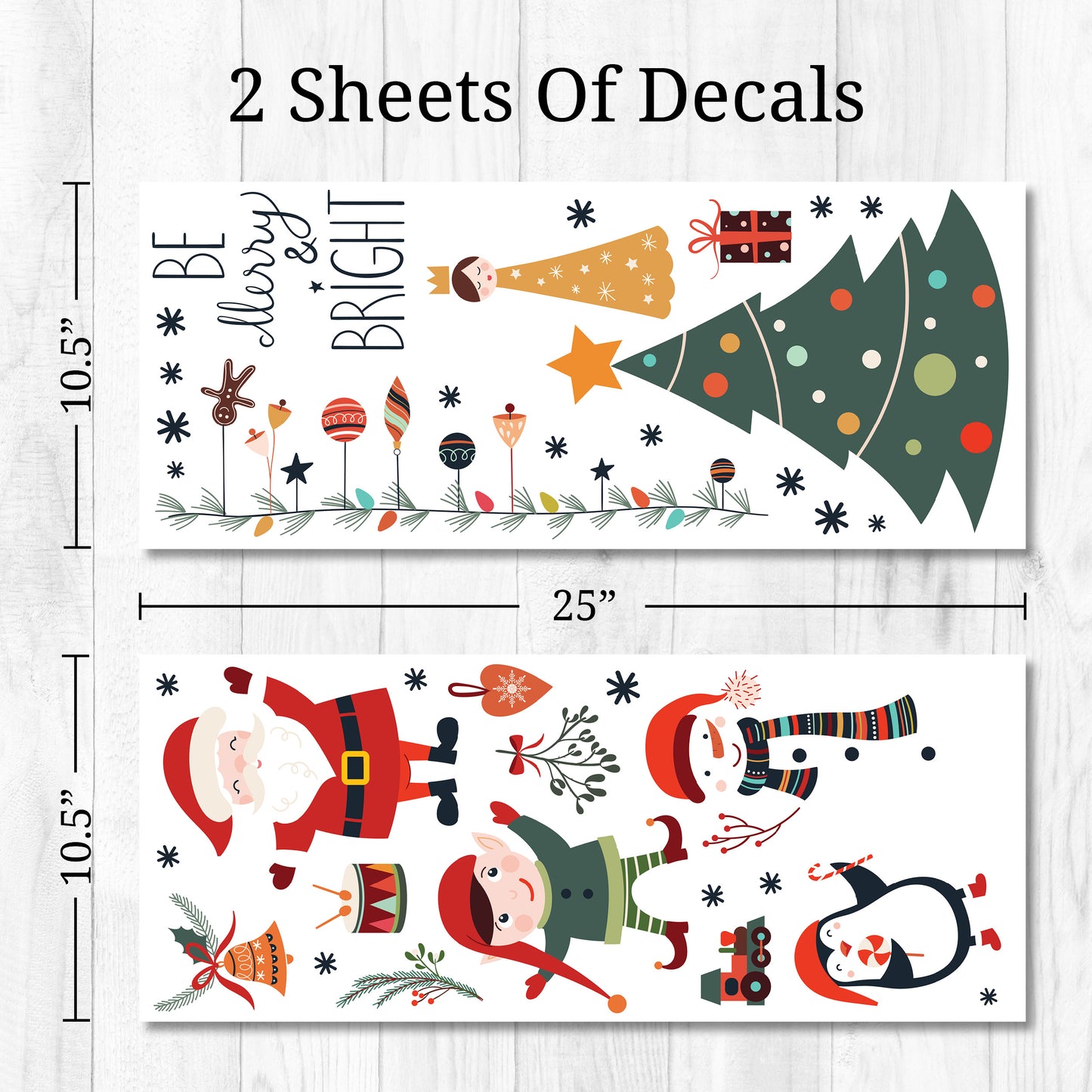 Be Merry Wall Decals