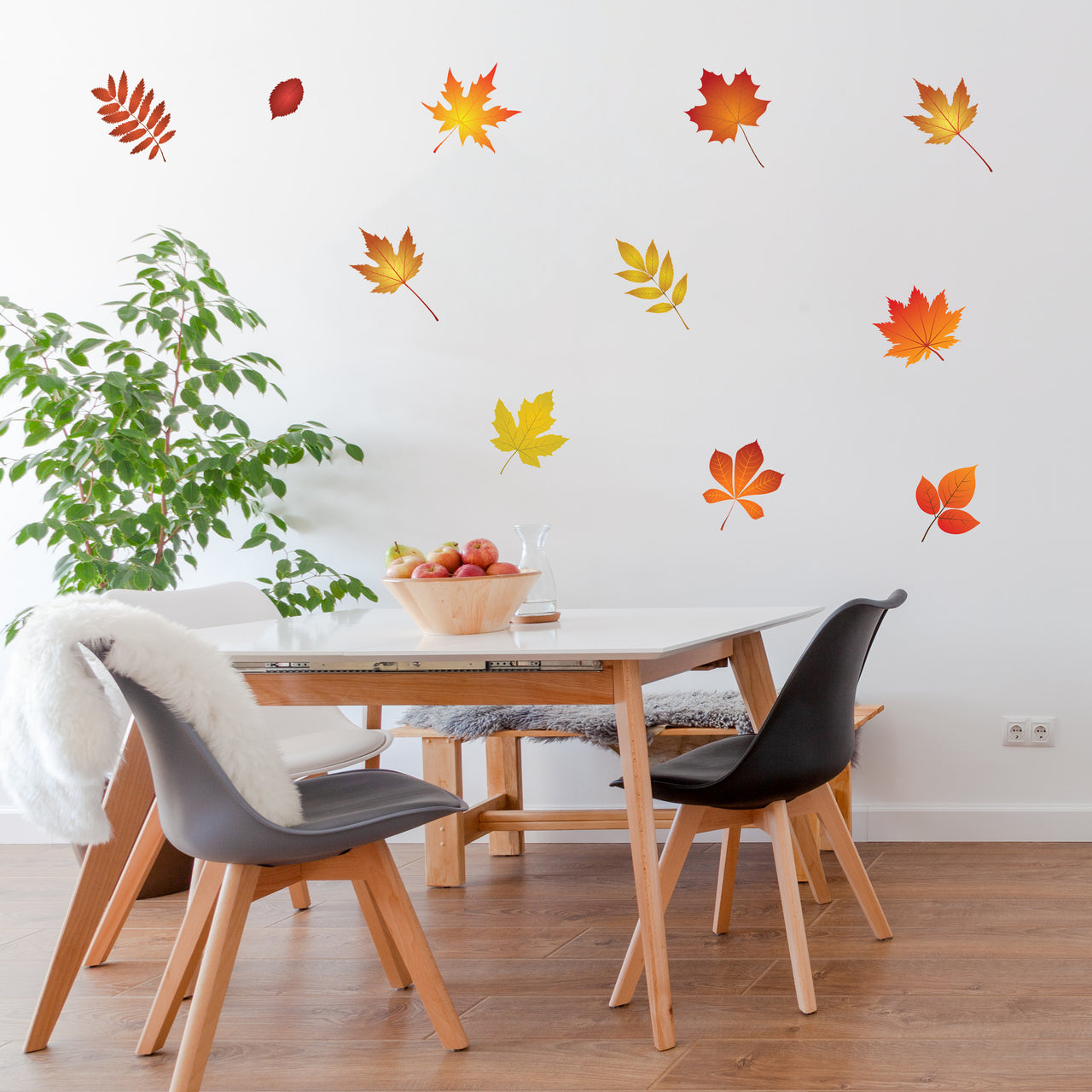 Fall Leaves Wall Decals