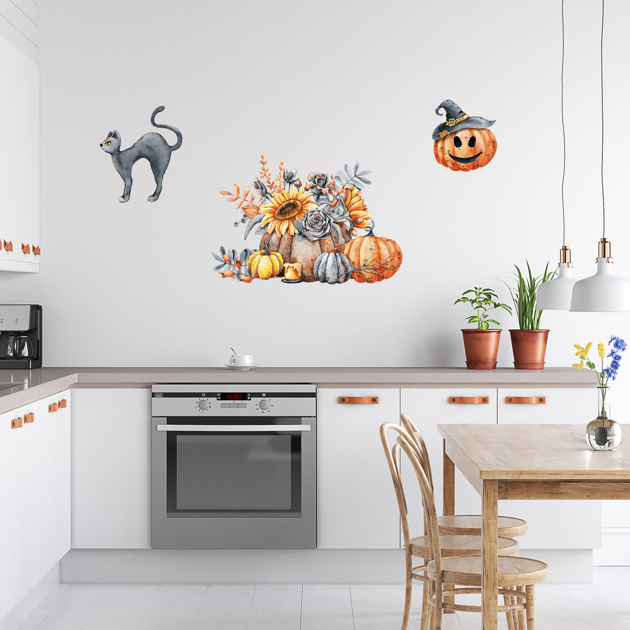 Country Halloween Wall Decals
