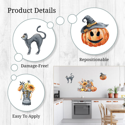 Country Halloween Wall Decals