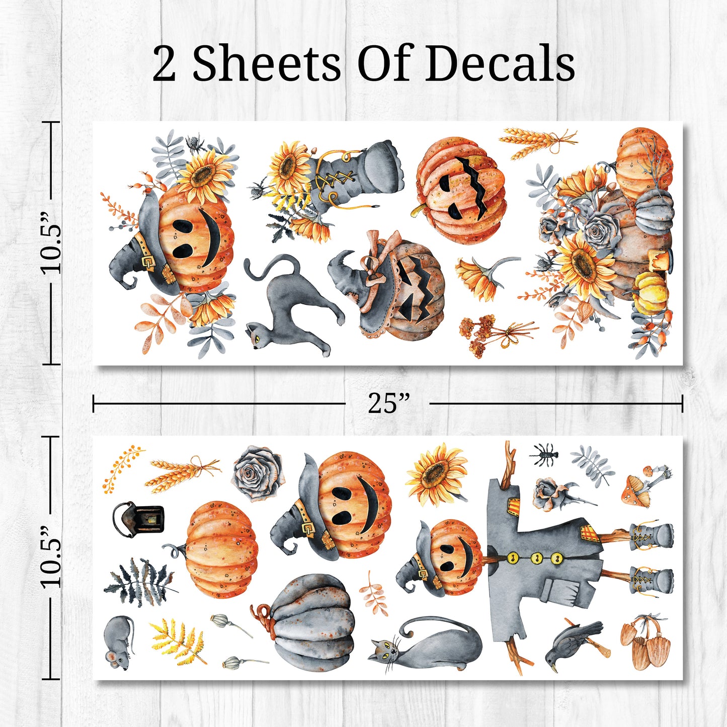Country Halloween Wall Decals