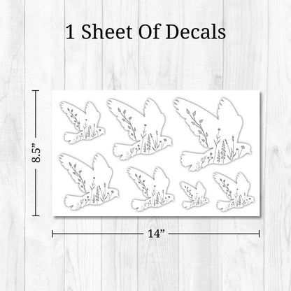 Birds Mirror Decals