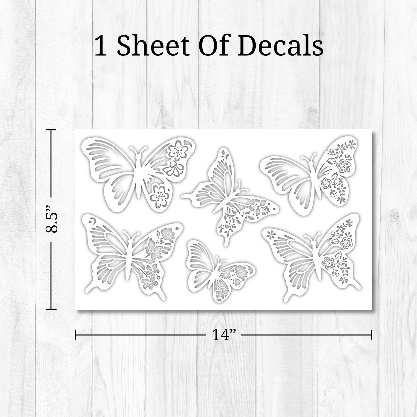Butterfly Mirror Decals