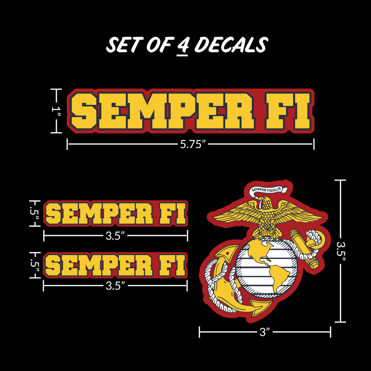 U.S. Marine Corps Decal Pack