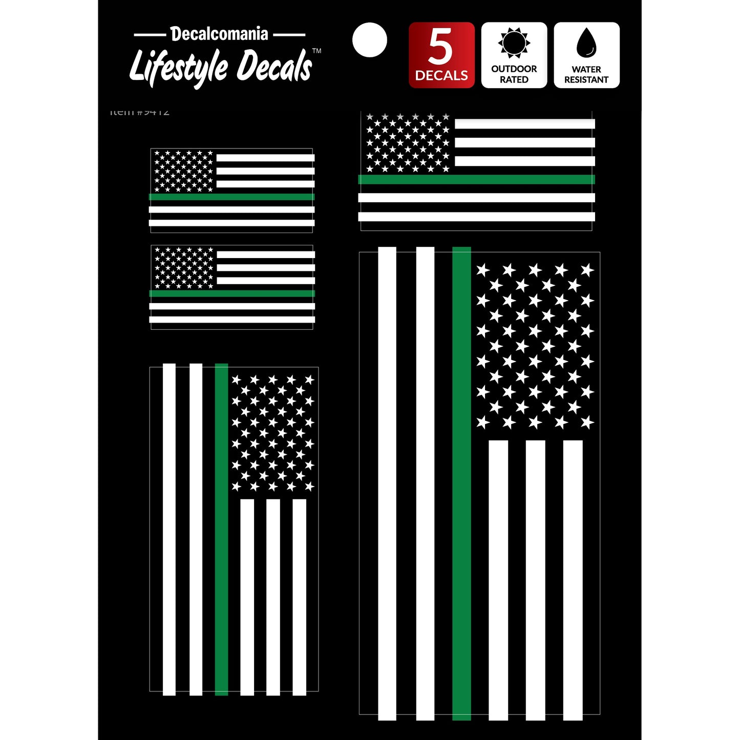Thin Green Line Flags