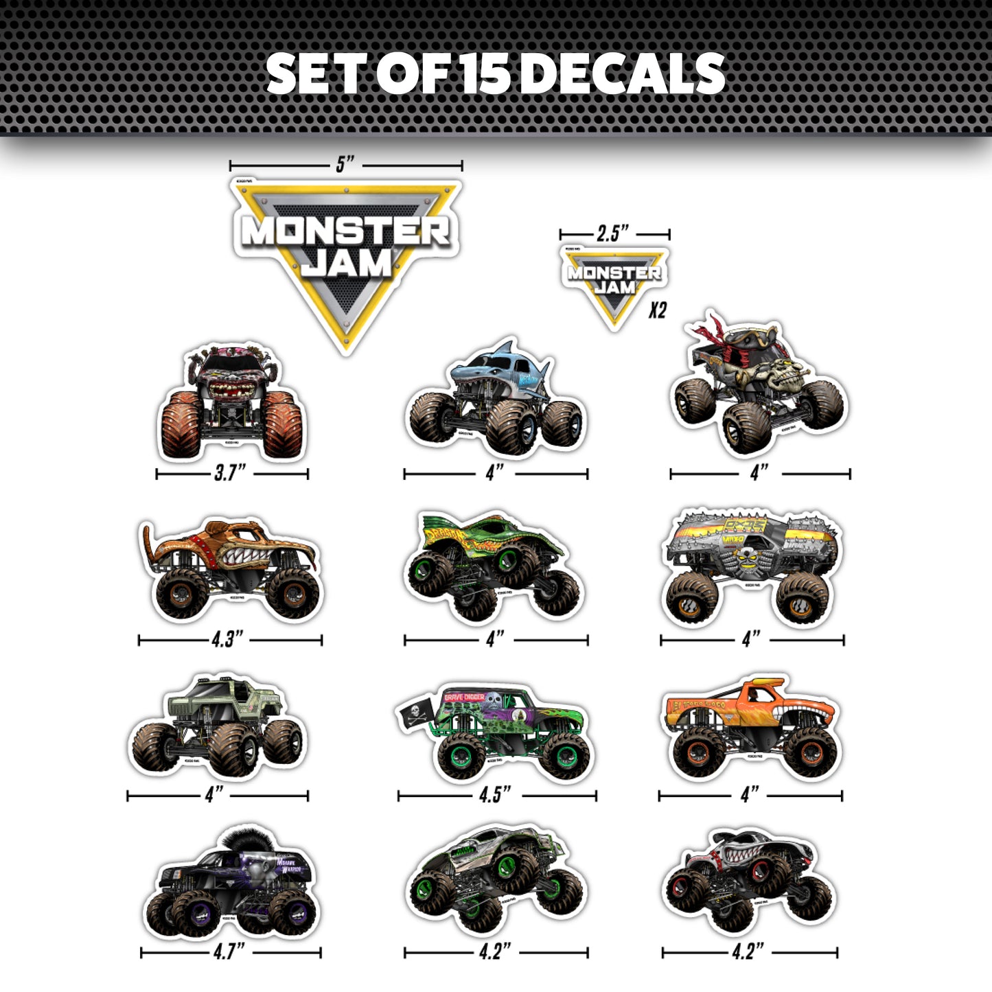 Monster Jam Assorted Trucks Pack