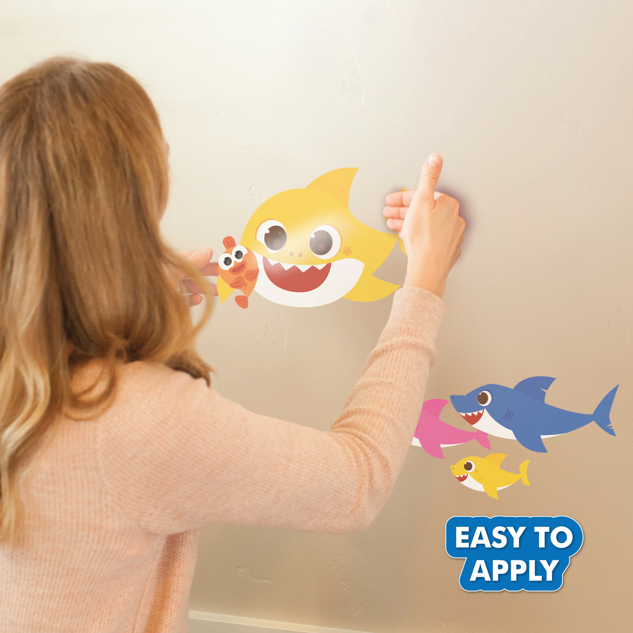 Baby Shark Family Wall Decal