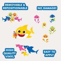 Thumbnail for Baby Shark Family Wall Decal