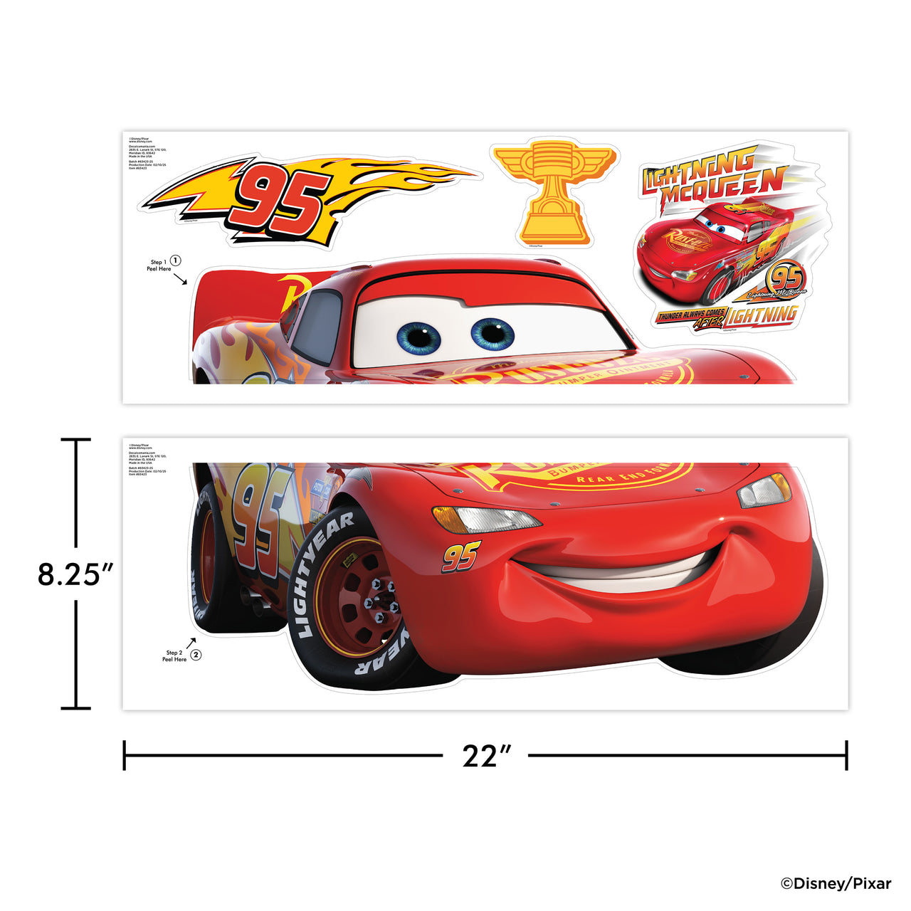 Lightning McQueen Wall Decal