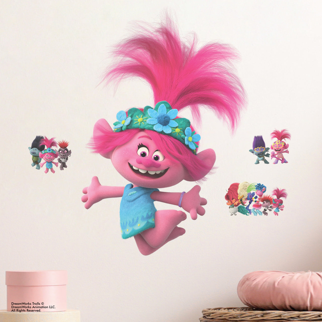 Trolls Poppy Interactive Wall Decal