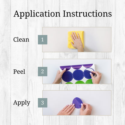 Primary Polka Dots Wall Decals