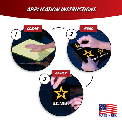 U.S. Army Logos 4 Pc