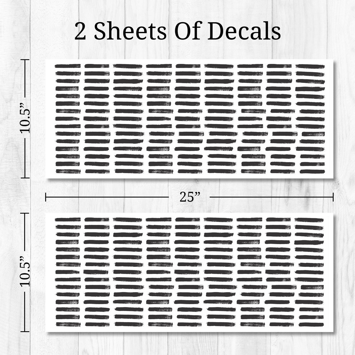 Black Line Wall Decals