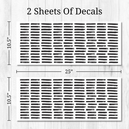 Black Line Wall Decals