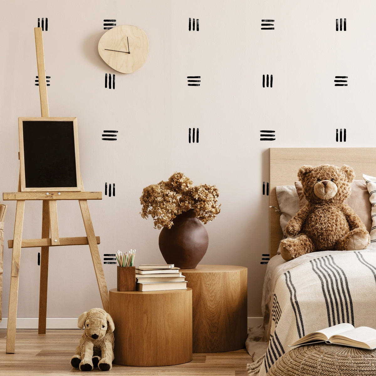 Black Line Wall Decals