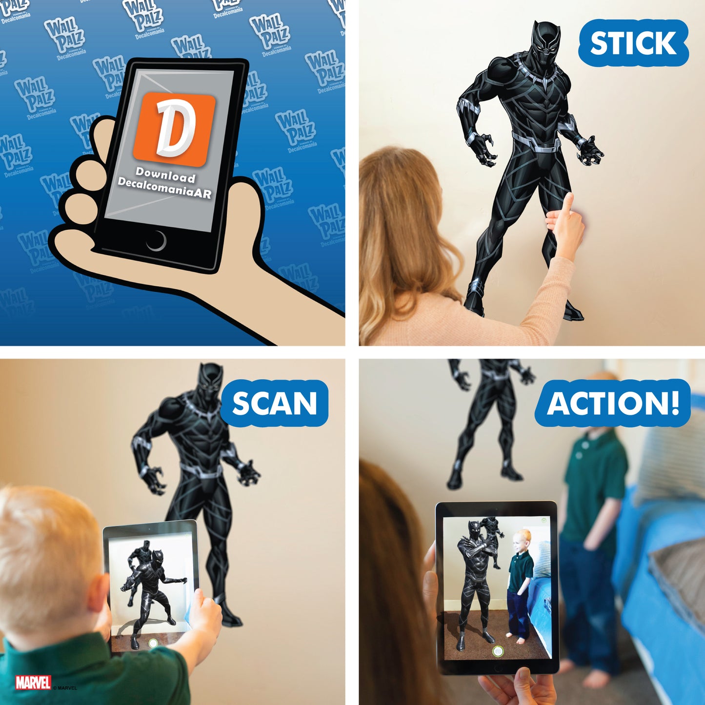 Black Panther Interactive Wall Decal